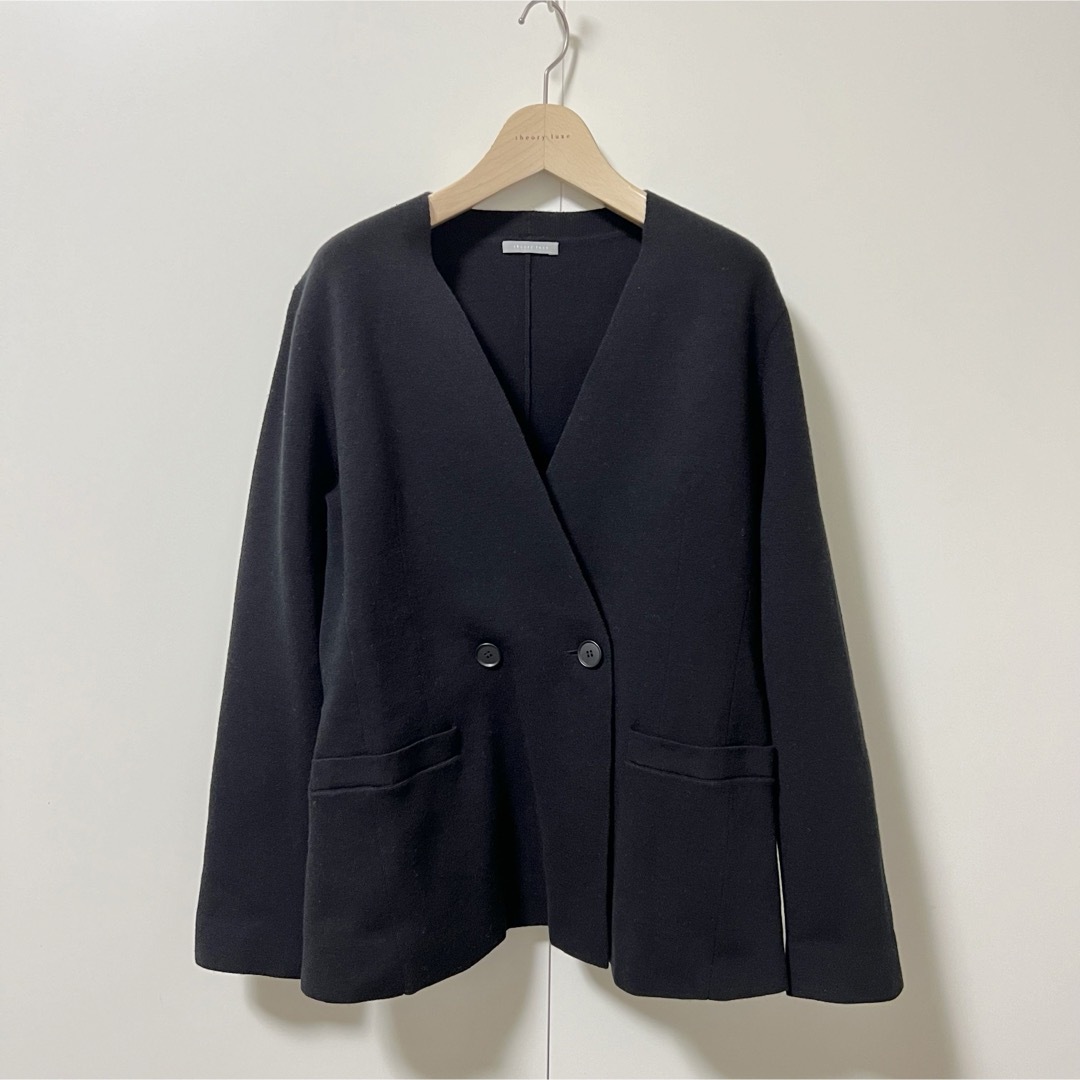 Theory luxe(セオリーリュクス)のtheory luxe 22AW ニットジャケット レディースのジャケット/アウター(ノーカラージャケット)の商品写真