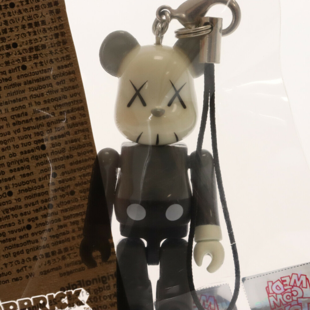 MEDICOM TOY(メディコムトイ)のMEDICOM TOY メディコムトイ BE@RBRICK 70% KAWS Original Fake ベアブリック カウズ オリジナルフェイク ストラップ キーホルダー フィギュア 人形 グレー エンタメ/ホビーのフィギュア(その他)の商品写真