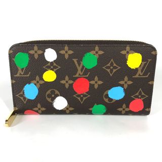 ルイヴィトン(LOUIS VUITTON)のルイヴィトン LOUIS VUITTON ジッピーウォレット M81864 モノグラム LV × YK 草間彌生コラボ ロングウォレット 長財布 モノグラムキャンバス マルチカラー 新品同様(財布)