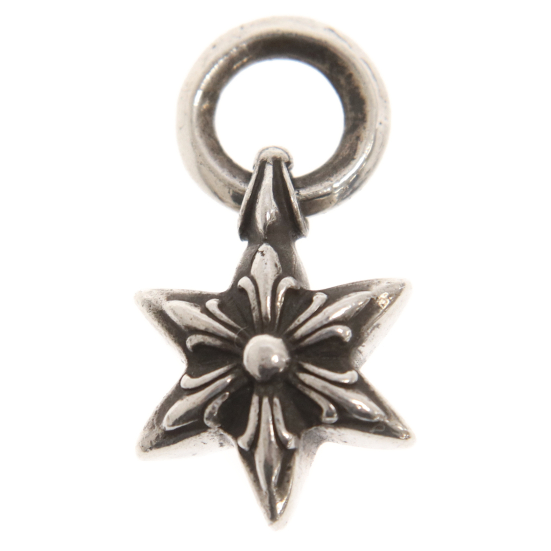 184ミリ横幅CHROME HEARTS クロムハーツ STAR CHARM/6ポイントスターチャーム シルバーネックレストップ