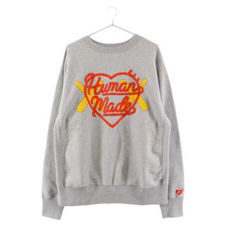 ヒューマンメイド(HUMAN MADE)のHUMAN MADE ヒューマンメイド ×KAWS MADE SWEATSHIRT フロントロゴプリントスウェットトップス XL(スウェット)