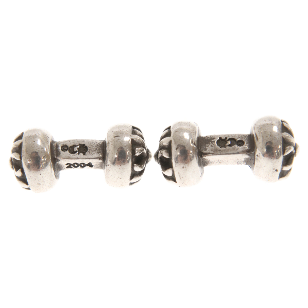 Chrome Hearts(クロムハーツ)のCHROME HEARTS クロムハーツ CUFFS BARBELL カフスバーベル クロスボール2個セットカフスボタン メンズのアクセサリー(その他)の商品写真