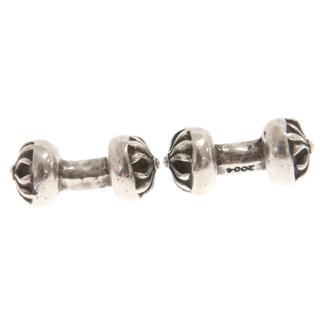 Chrome Hearts(クロムハーツ)のCHROME HEARTS クロムハーツ CUFFS BARBELL カフスバーベル クロスボール2個セットカフスボタン メンズのアクセサリー(その他)の商品写真