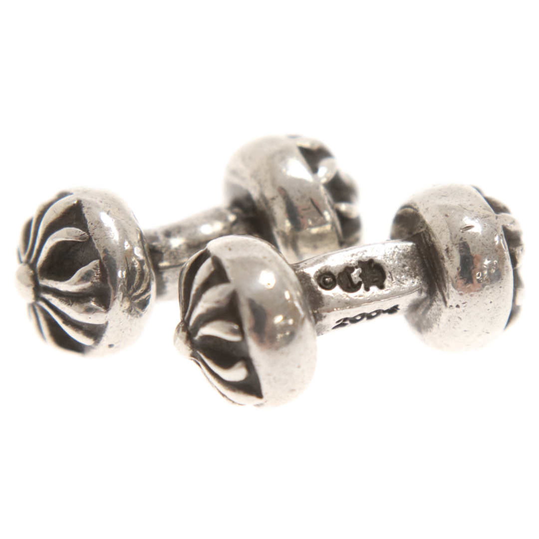 Chrome Hearts(クロムハーツ)のCHROME HEARTS クロムハーツ CUFFS BARBELL カフスバーベル クロスボール2個セットカフスボタン メンズのアクセサリー(その他)の商品写真