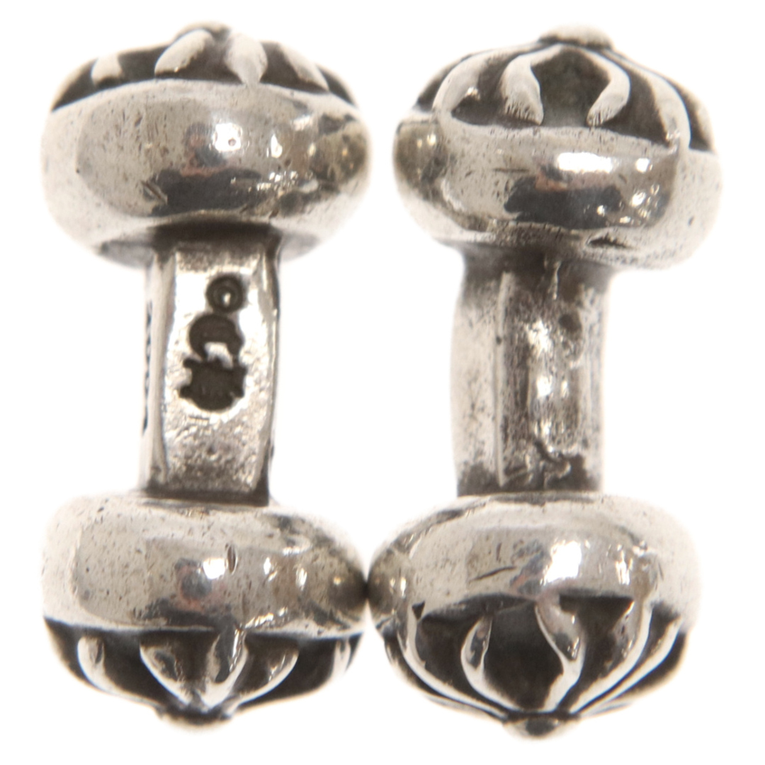 Chrome Hearts(クロムハーツ)のCHROME HEARTS クロムハーツ CUFFS BARBELL カフスバーベル クロスボール2個セットカフスボタン メンズのアクセサリー(その他)の商品写真