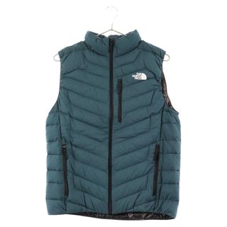 ノースフェイス(THE NORTH FACE) ダウンベスト(メンズ)（グリーン 