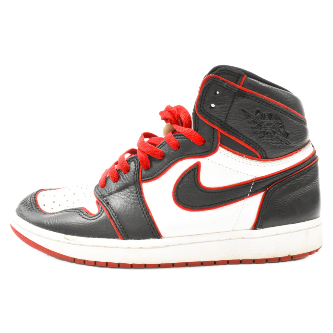 29センチワイズNIKE ナイキ AIR JORDAN1 HIGH OG Blood Line 555088-062 エアジョーダン1 ハイカットスニーカー ブラッドライン US9/27cm ブラック/レッド