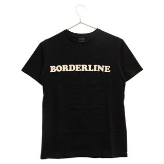 ナンバーナイン(NUMBER (N)INE)のNUMBER (N)INE ナンバーナイン 03SS アーカイブ カート期 BORDERLINE ボーダーラインプリント半袖Tシャツ ブラック(Tシャツ/カットソー(半袖/袖なし))