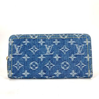 ルイヴィトン(LOUIS VUITTON)のルイヴィトン LOUIS VUITTON ジッピー・ウォレット M82958 新作 LV リミックス ロングウォレット ラウンドファスナー 長財布 モノグラムデニム ブルーデニム ブルー 新品(財布)