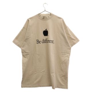 バレンシアガ(Balenciaga)のBALENCIAGA バレンシアガ 22AW Be different 刺繍半袖Tシャツ 712398 TNVB3 ホワイト(Tシャツ/カットソー(半袖/袖なし))