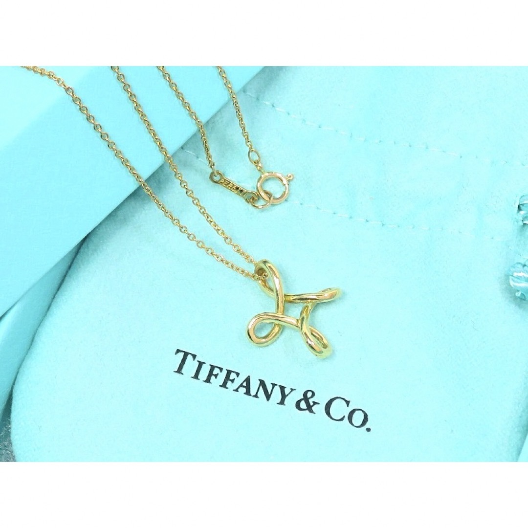 Tiffany & Co.(ティファニー)のTIFFANY&Co ティファニー 18KT インフィニティ クロス ネックレス レディースのアクセサリー(ネックレス)の商品写真