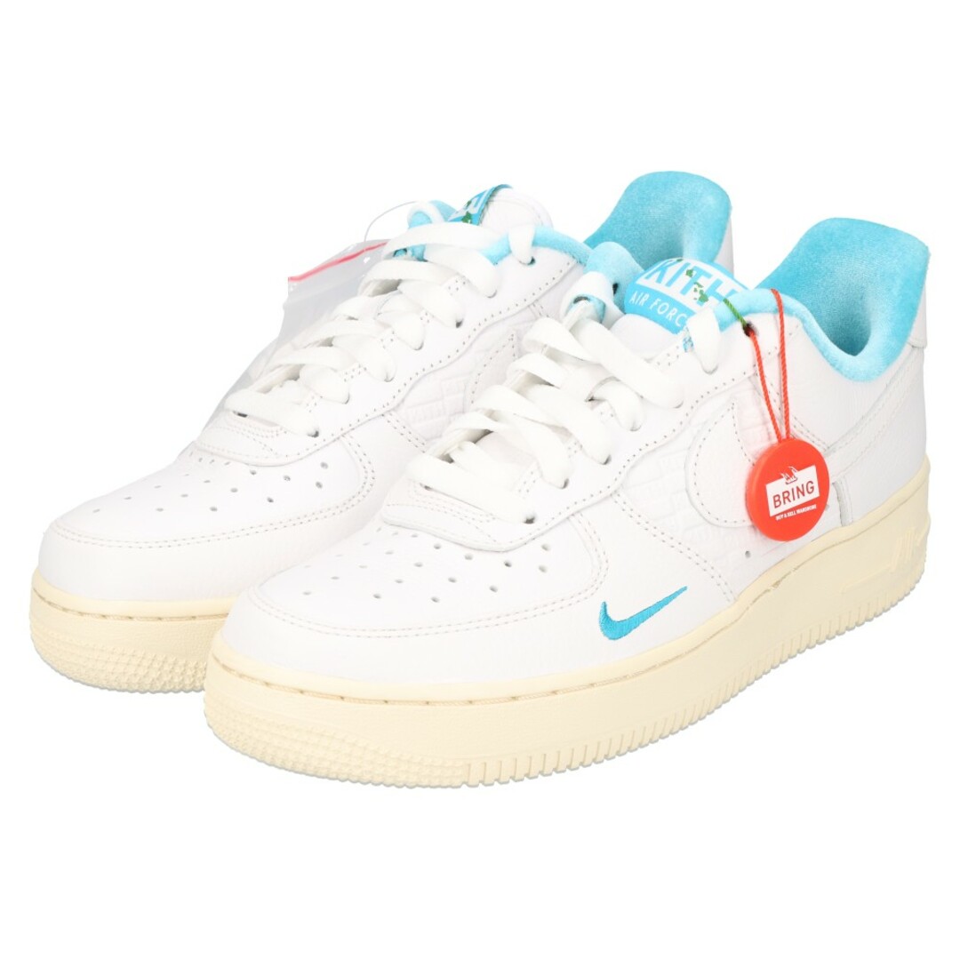 NIKE(ナイキ)のNIKE ナイキ ×KITH AIR FORCE 1 LOW HAWAII キス エアフォース1 ハワイ ローカットスニーカー ホワイト/ブルー US6/24cm DC9555-100 レディースの靴/シューズ(スニーカー)の商品写真