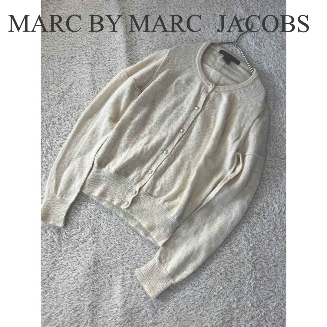 MARC BY MARC JACOBS(マークバイマークジェイコブス)の美品　MARC BY MARC JACOBS ニット　カーディガン　アルパカ レディースのトップス(カーディガン)の商品写真