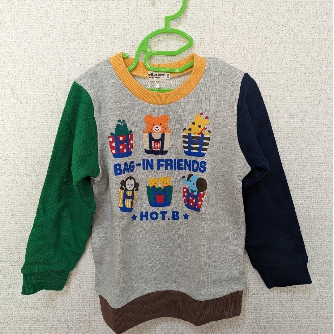 HOT BISCUITS(ホットビスケッツ)の110 ホットビスケッツ トレーナー キッズ/ベビー/マタニティのキッズ服男の子用(90cm~)(Tシャツ/カットソー)の商品写真