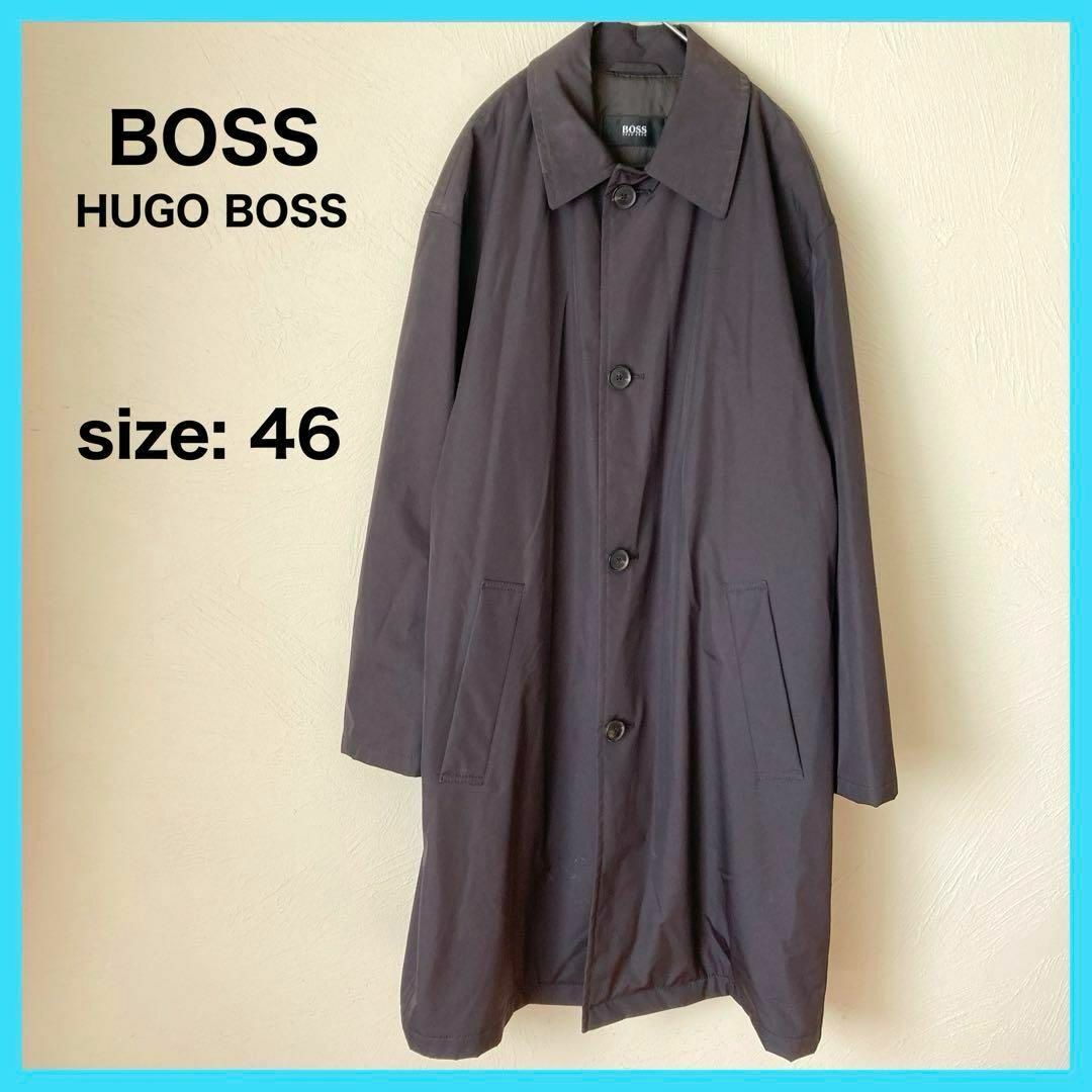 【新品未使用】HUGO BOSS  ヒューゴボス　ステンカラーコート　46