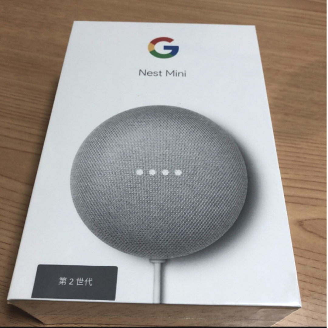 Google(グーグル)の新品 Google Nest Mini Chalk 第2世代 スマホ/家電/カメラのオーディオ機器(スピーカー)の商品写真