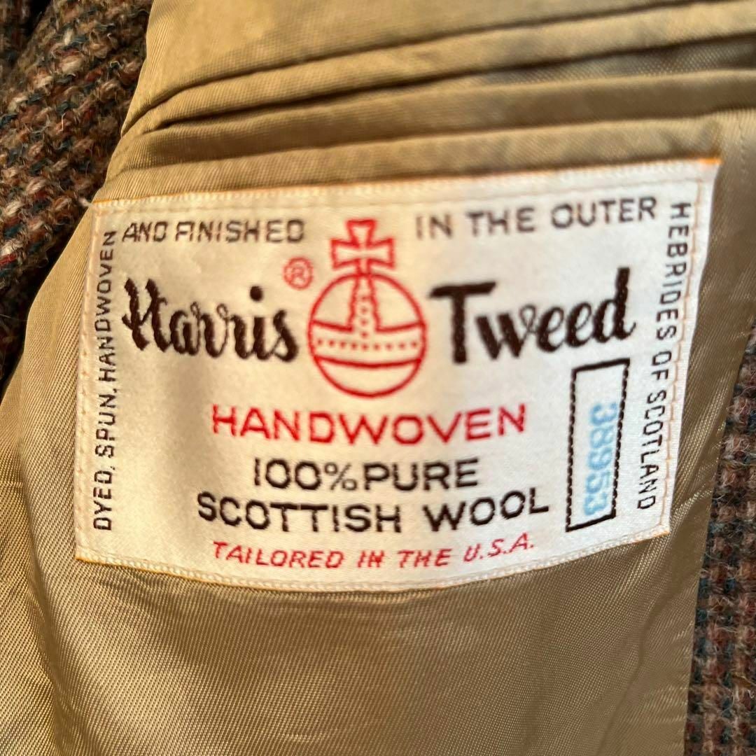 80s90sヴィンテージ USA製古着HARRIS TWEEDハリスツイード