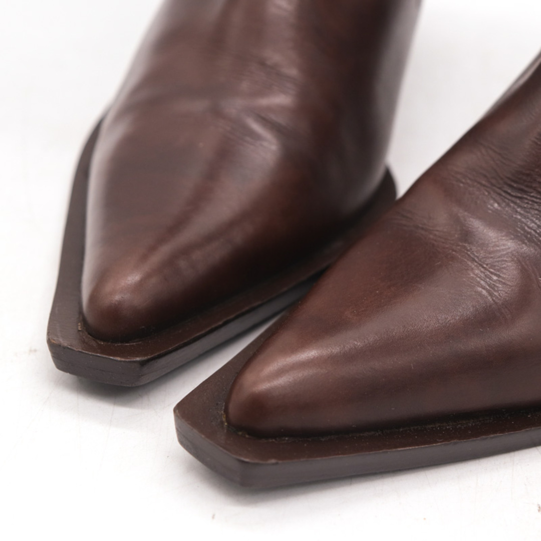 ギャストーンラシアリー ロングブーツ 本革 レザー 靴 シューズ イタリア製 レディース 36サイズ ブルー GASTONE LUCIOLI レディースの靴/シューズ(ブーツ)の商品写真