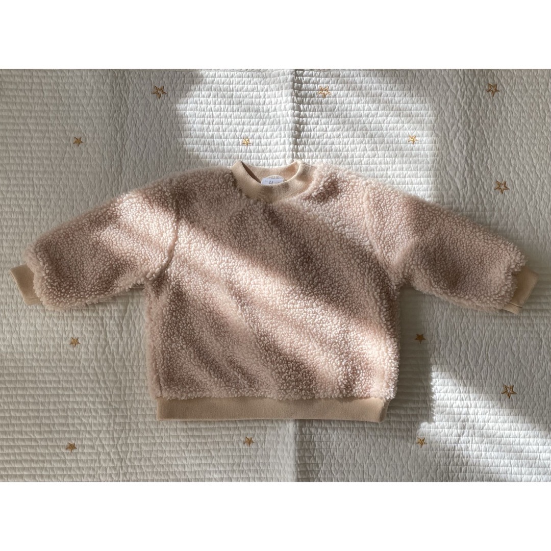 ZARA KIDS(ザラキッズ)のzara kids モコモコ ボア トップス キッズ/ベビー/マタニティのキッズ服女の子用(90cm~)(その他)の商品写真