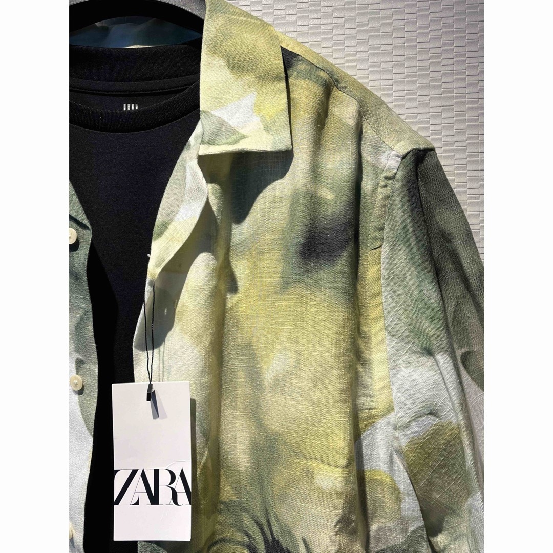 ZARA(ザラ)の◇ZARA◇ザラ◇半袖◇メンズ◇プリントシャツ◇ＸＬサイズ◇未使用タグ付き◇ メンズのトップス(シャツ)の商品写真