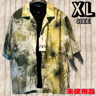 ザラ(ZARA)の◇ZARA◇ザラ◇半袖◇メンズ◇プリントシャツ◇ＸＬサイズ◇未使用タグ付き◇(シャツ)