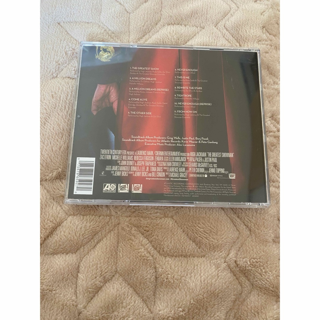 【中古】CDアルバム　THE GREATEST SHOWMAN サントラ エンタメ/ホビーのCD(映画音楽)の商品写真