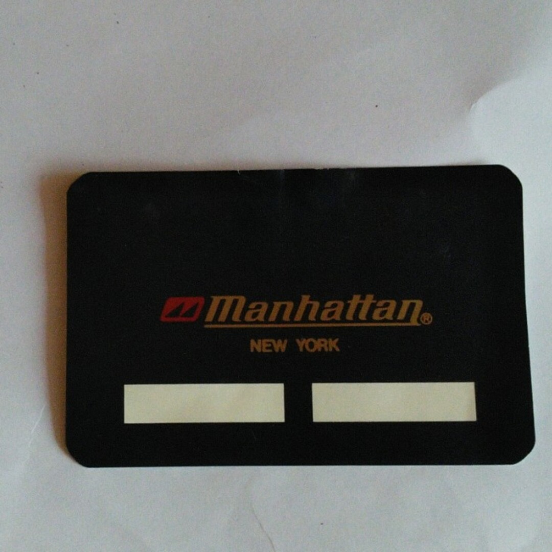 財布　黒　Manhattan メンズのファッション小物(折り財布)の商品写真