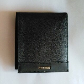 財布　黒　Manhattan(折り財布)