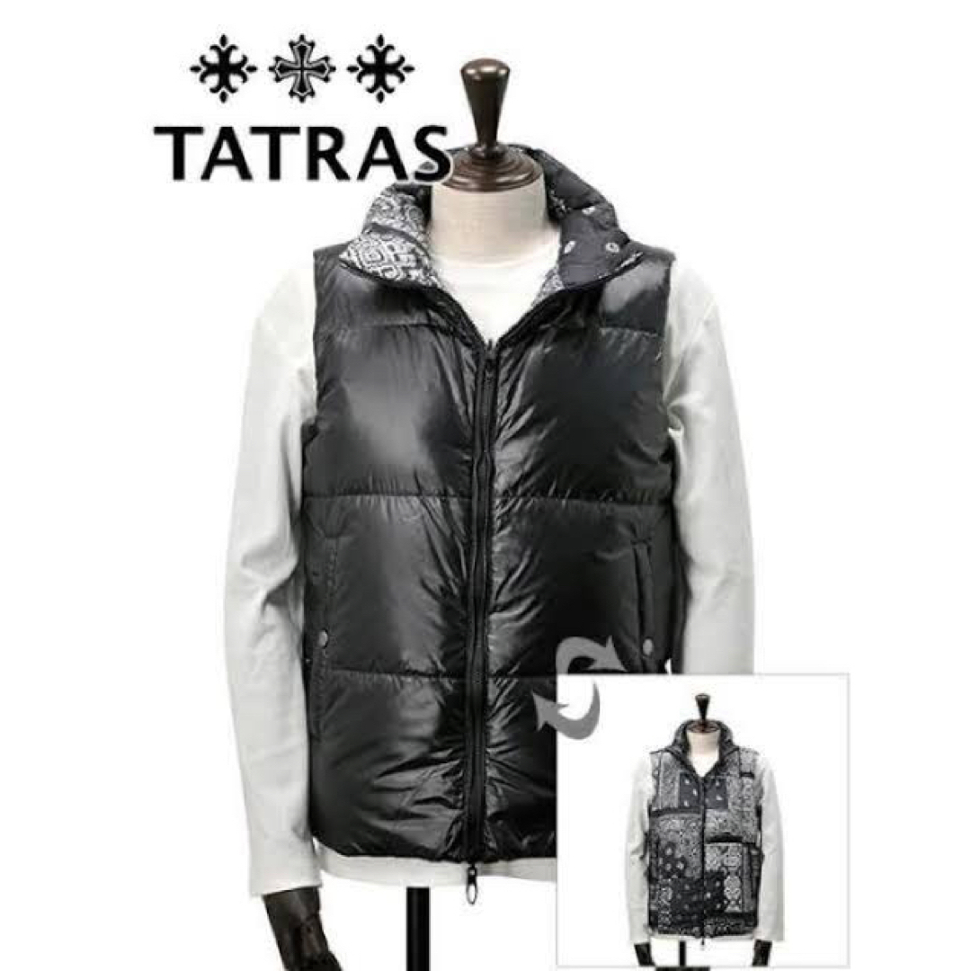 TATRAS(タトラス)の【タグ付き】TATRAS / AGATONE ダウンベスト リバーシブル メンズのジャケット/アウター(ダウンベスト)の商品写真