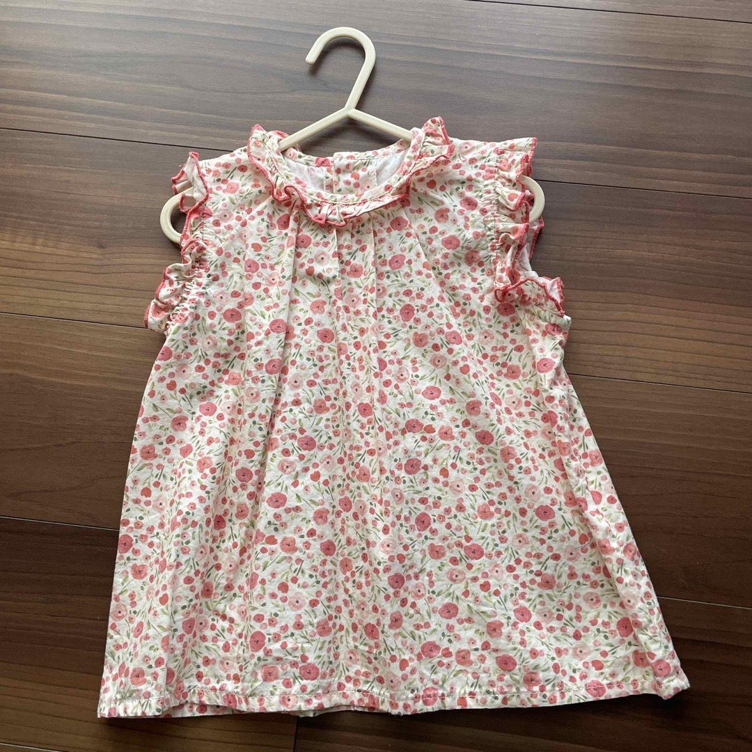 amaia 花柄　ブラウス　チュニック キッズ/ベビー/マタニティのキッズ服女の子用(90cm~)(ブラウス)の商品写真