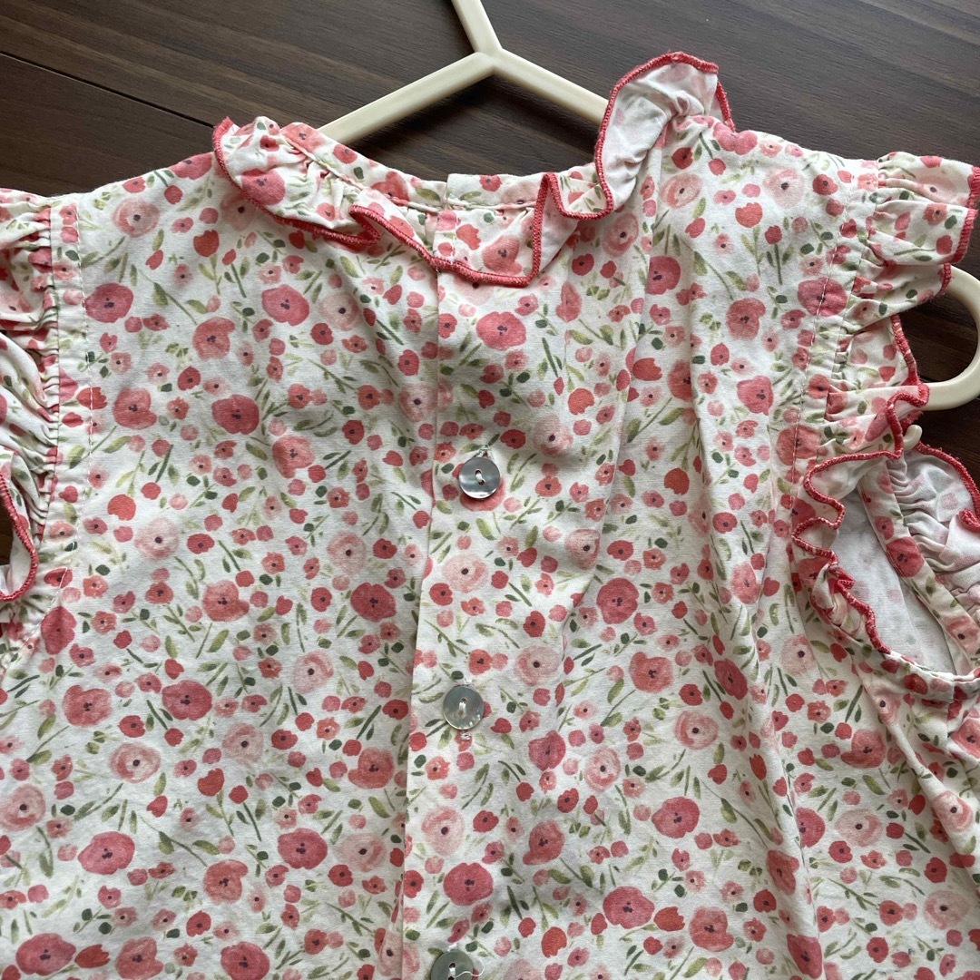 amaia 花柄　ブラウス　チュニック キッズ/ベビー/マタニティのキッズ服女の子用(90cm~)(ブラウス)の商品写真