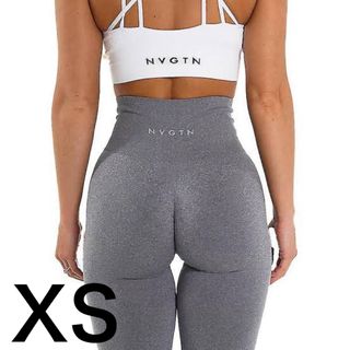 NVGTN sv  seamless leggings ライトグレー【XS】(レギンス/スパッツ)