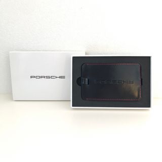 ポルシェ(Porsche)の【新品未使用】ポルシェ　Porsche  ネームタグ　ラゲッジタグ　レザー　本革(その他)