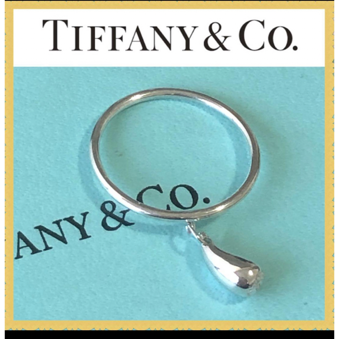 Tiffany & Co.(ティファニー)の極美品　仕上げ済み　ティファニーティアドロップリング12号　シルバー925 レディースのアクセサリー(リング(指輪))の商品写真
