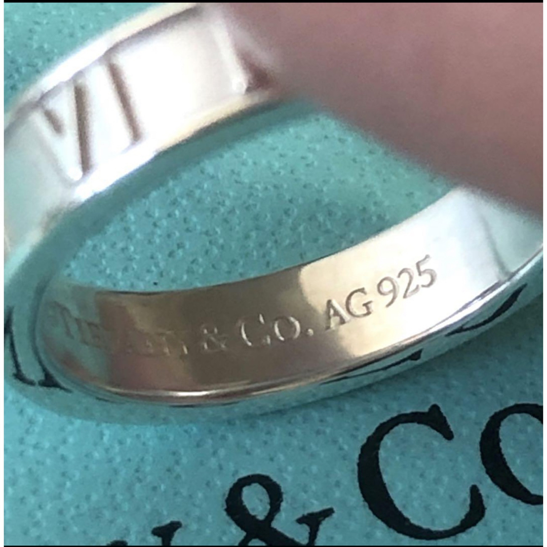 Tiffany & Co.(ティファニー)の美品　仕上げ済　ティファニーアトラス リング　指輪　7~7.5号　シルバー925 レディースのアクセサリー(リング(指輪))の商品写真