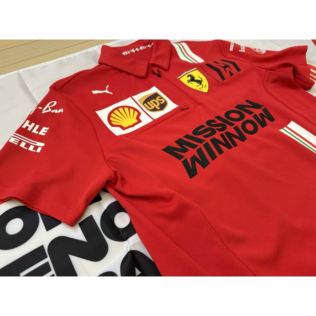フェラーリF1チーム支給品2021クルー用ポロシャツ　日本サイズL