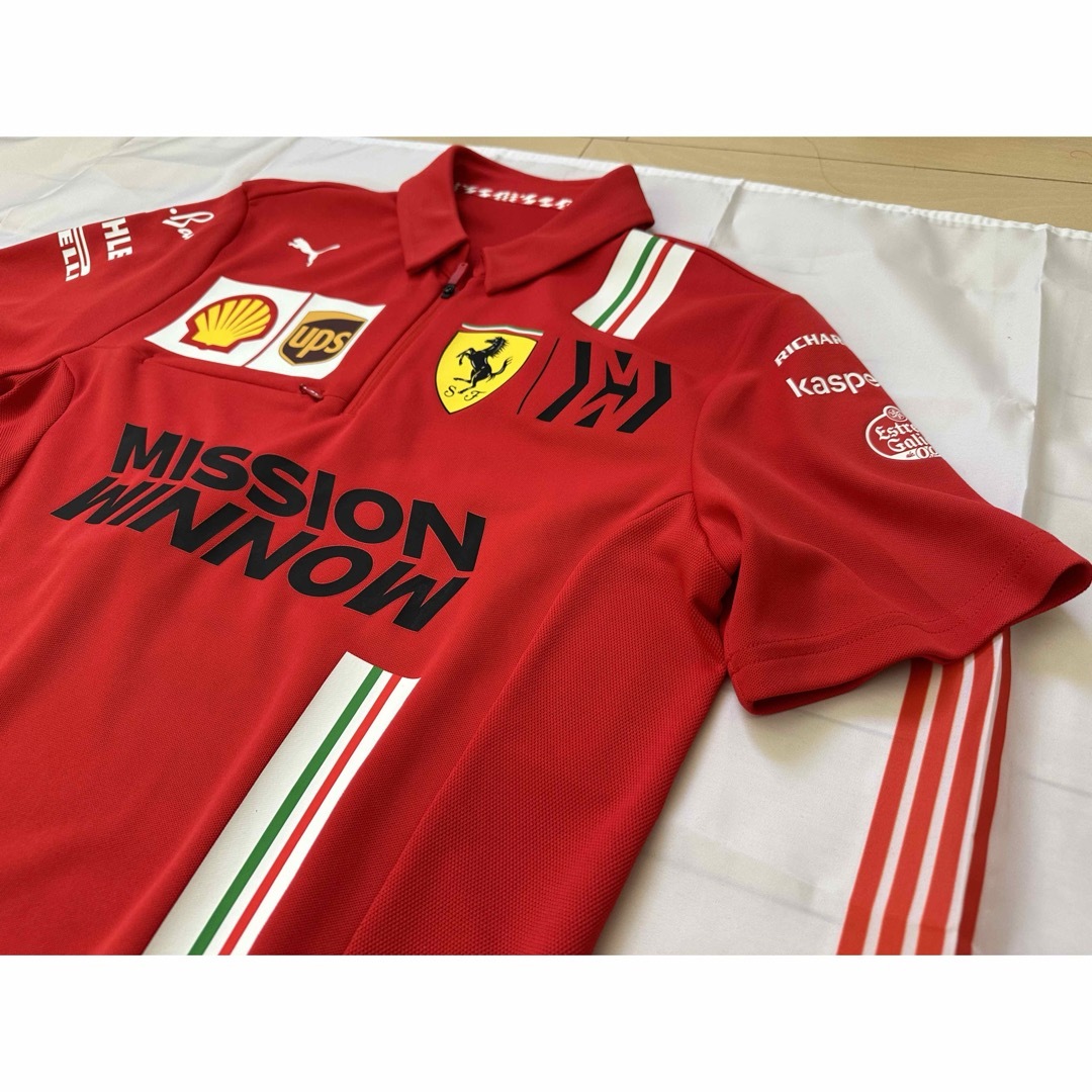 フェラーリF1チーム支給品2021クルー用ポロシャツ　日本サイズL