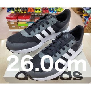 アディダス(adidas)のadidasアディダス RUN50s M26.0cmレトロ風カジュアルスニーカー(スニーカー)