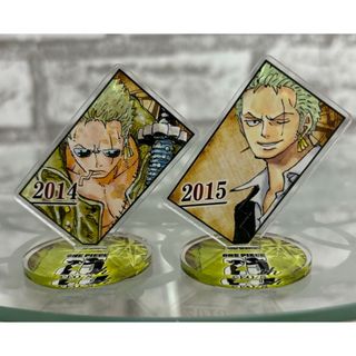 ワンピース(ONE PIECE)のワンピース アクリルキャラコレクション ゾロ 2014 2015 セット(キャラクターグッズ)