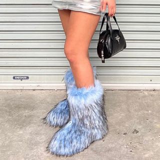 アナップ(ANAP)の新品　インポート　FUR BOOTS (ブーツ)