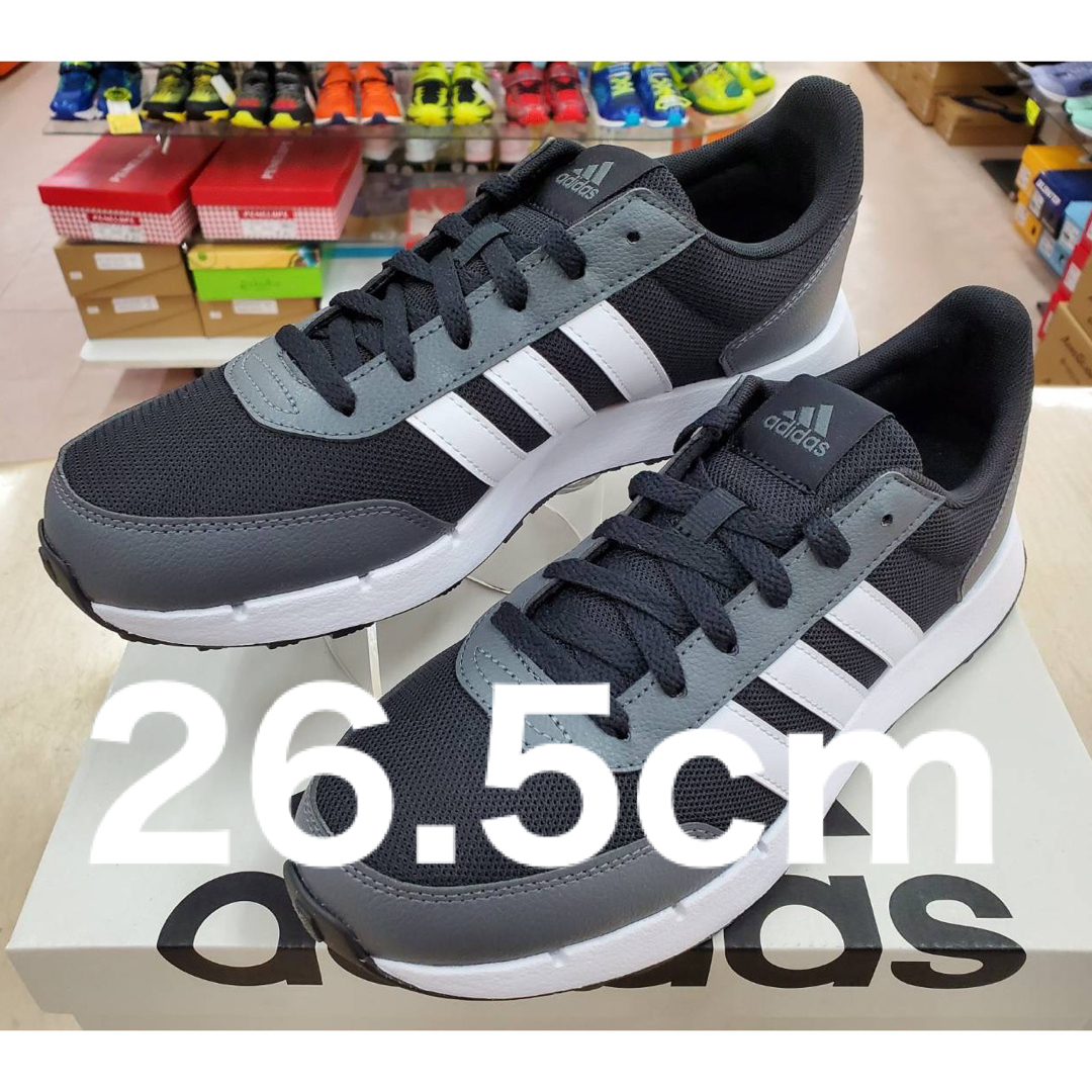 adidas(アディダス)のadidasアディダス RUN50s M26.5cmレトロ風カジュアルスニーカー メンズの靴/シューズ(スニーカー)の商品写真