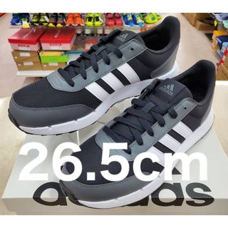 アディダス(adidas)のadidasアディダス RUN50s M26.5cmレトロ風カジュアルスニーカー(スニーカー)