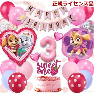 パウパトロール(パウ・パトロール)のパウパトロール 誕生日 女の子 スカイ エベレスト パトロール ピンク パウパト(キャラクターグッズ)