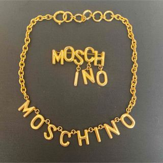 MOSCHINO モスチーノ　ネックレス　ブローチセット売りレディース