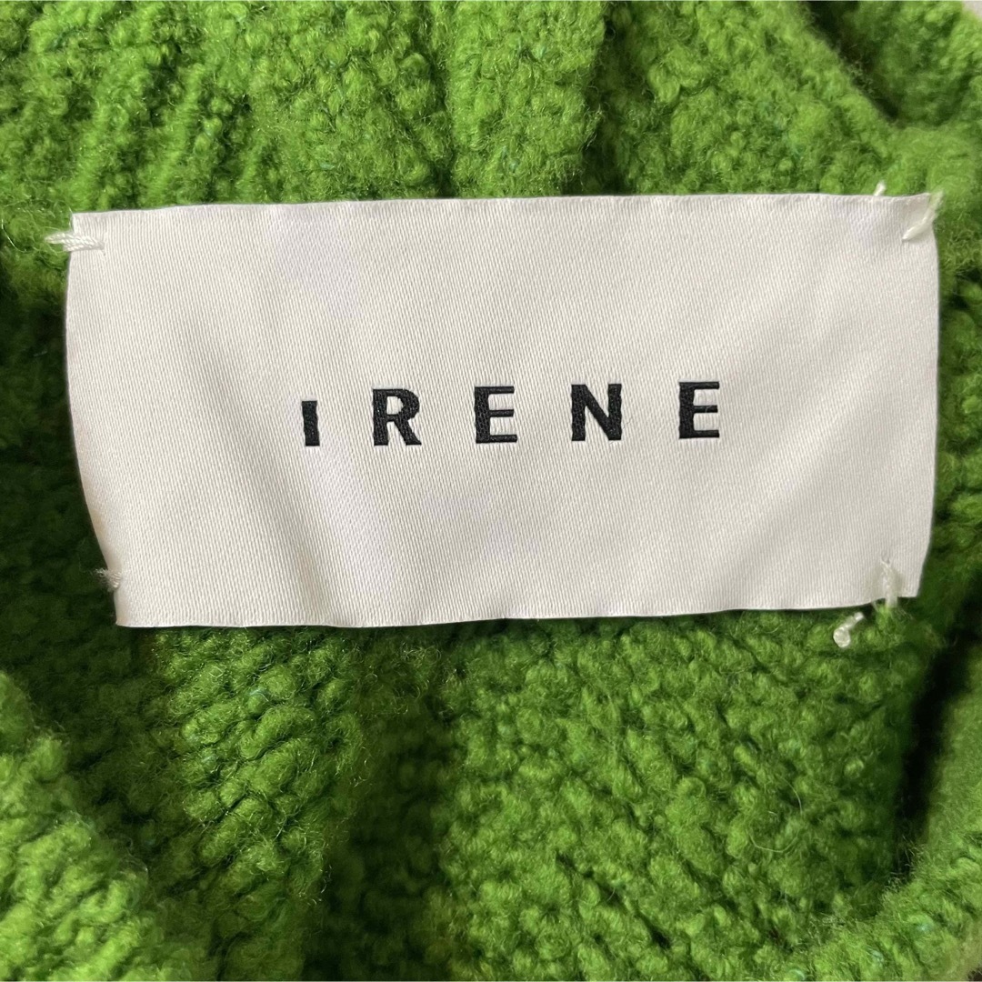 LE CIEL BLEU(ルシェルブルー)のIRENE アイレネ whole garment knit  ニット　グリーン レディースのトップス(ニット/セーター)の商品写真