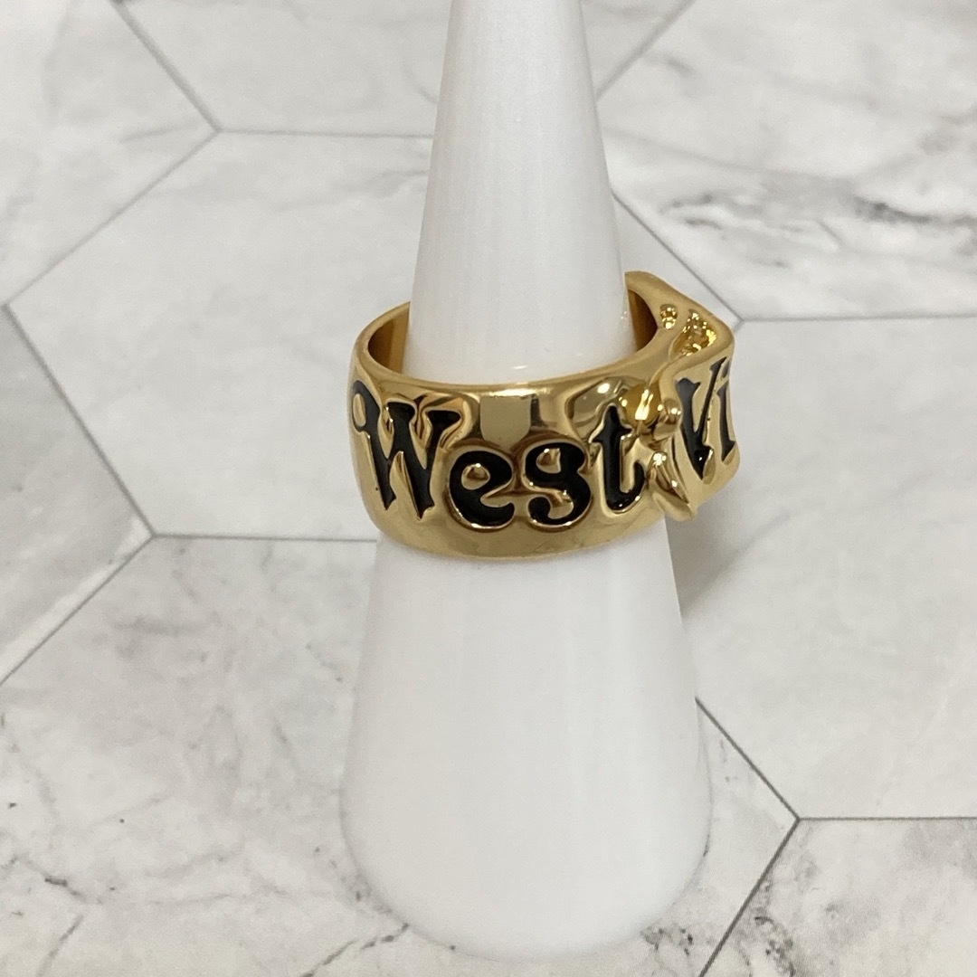 Vivienne Westwood(ヴィヴィアンウエストウッド)のヴィヴィアン　ベルトリング　ゴールド レディースのアクセサリー(リング(指輪))の商品写真