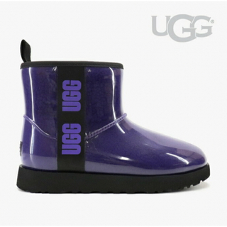 アグ(UGG)のUGG クラシック クリア ミニ　パープル　レインブーツ　長靴　(レインブーツ/長靴)