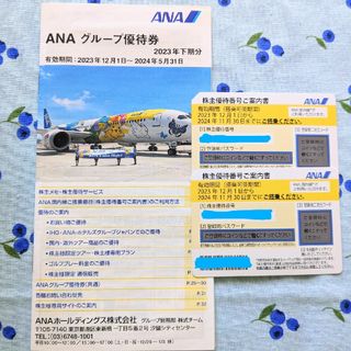 エーエヌエー(ゼンニッポンクウユ)(ANA(全日本空輸))のANA 株主優待券2枚+グループ優待券1冊(ショッピング)