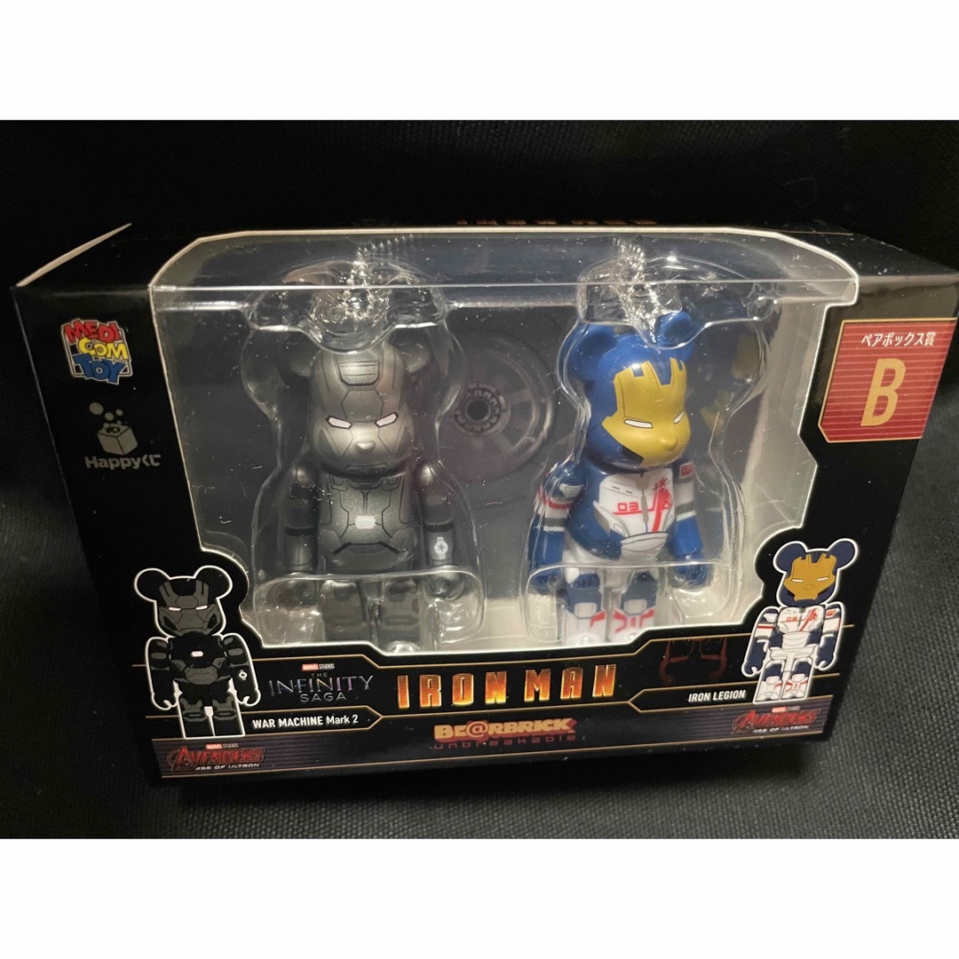 BE@RBRICK(ベアブリック)のHappyくじ BEARBRICK B賞 ペアボックス賞 エンタメ/ホビーのフィギュア(アメコミ)の商品写真