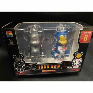 ベアブリック(BE@RBRICK)のHappyくじ BEARBRICK B賞 ペアボックス賞(アメコミ)